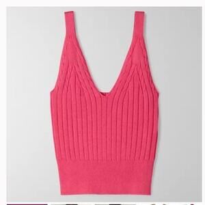 Aritzia Wilfred Suzette Knit Merino Wool Tank Top